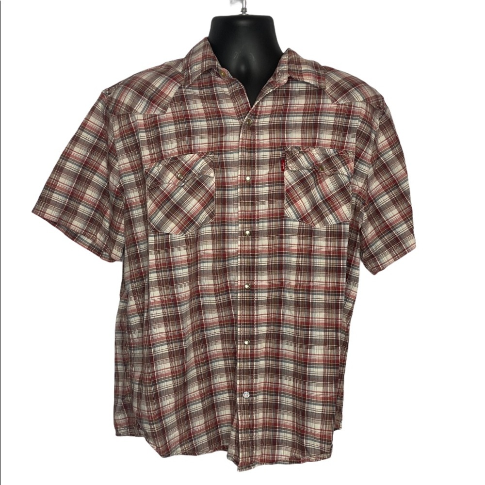 Levi’s Pearl Snap Short Sleeve Size XL